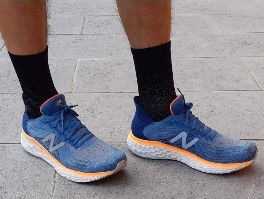 Foto de las zapatillas de running New Balance Fresh Foam 1080 v10 en el piel de nuestro probador